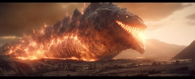 the alien spacecraft in this clip is showing off, in the style of torn, distressed edges, monumental vistas, nintencore, nyc explosion coverage, close up, spiky mounds, dragon art