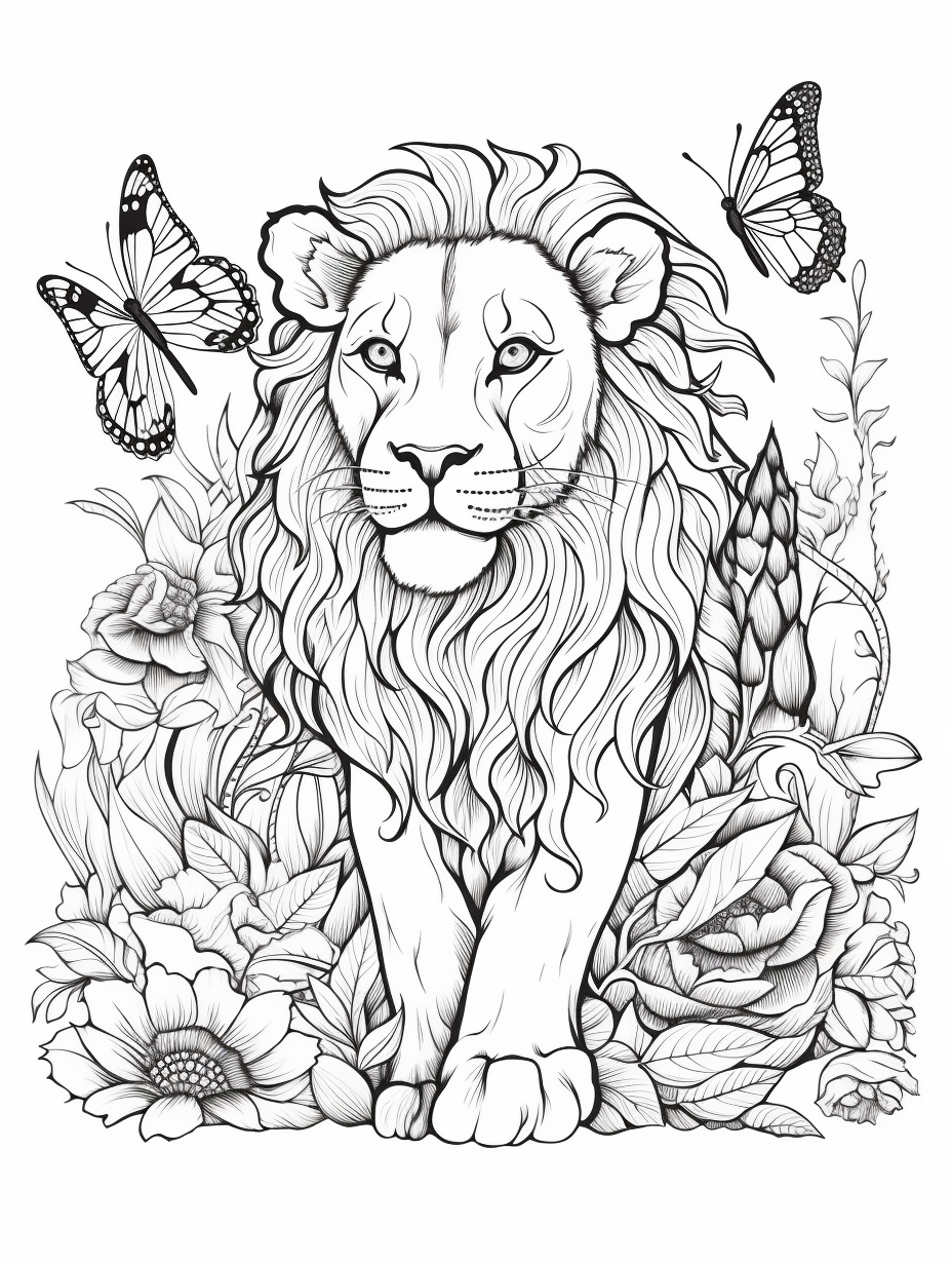 lion clip art