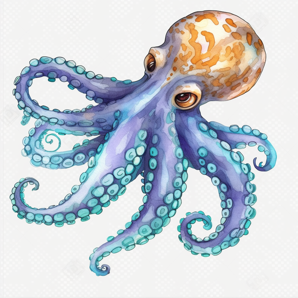 octopus outline cliparts
