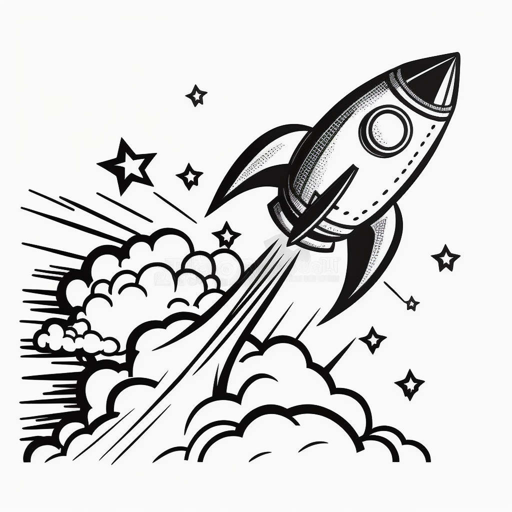 Spacecraft Rocket Launch Drawing PNG, Clipart, Black And White, Circle,  Clip Art, Computer Icons, Drawing Free