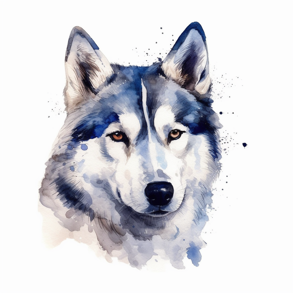 huskies cliparts