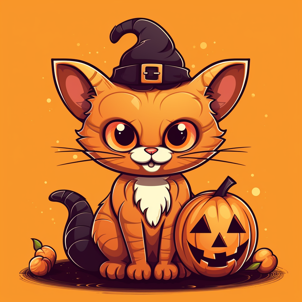 halloween cat clipart