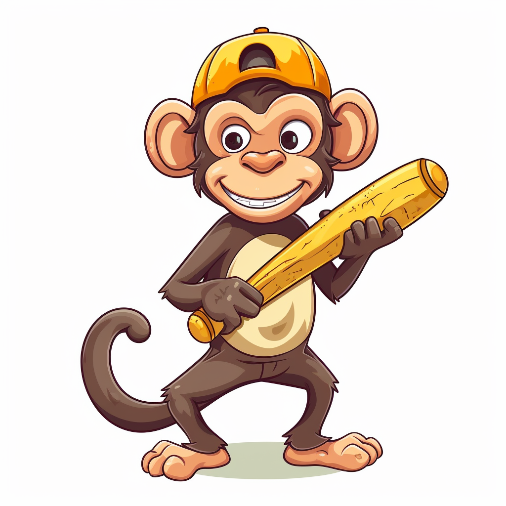 banana monkey cliparts