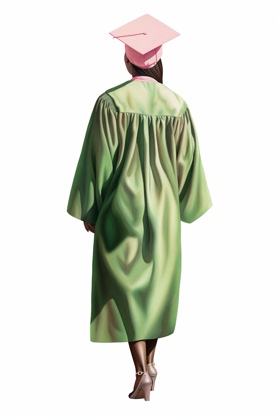 cap and gown clipart