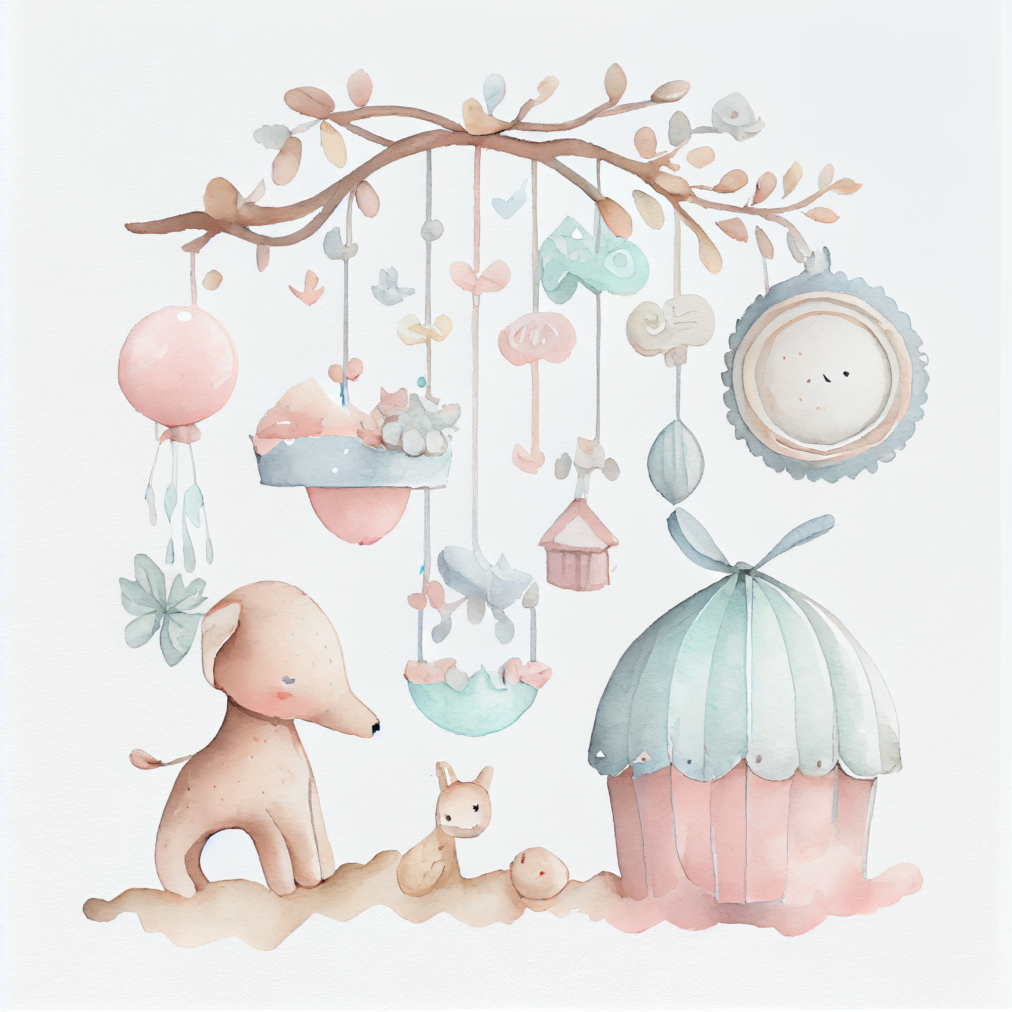 cliparts baby mobile