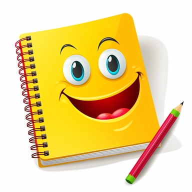 clipart notebook for elementary school fun