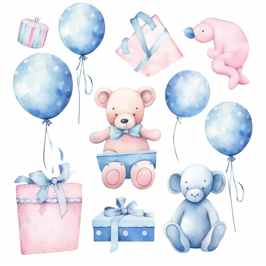 girl baby shower clipart