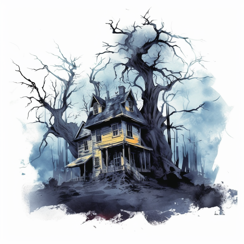 haunted tree cliparts