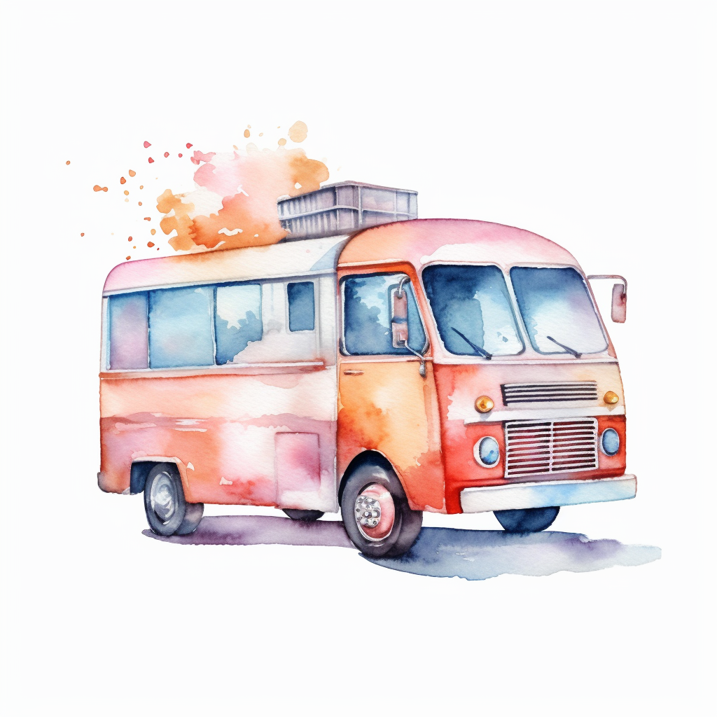 ice cream truck clipart