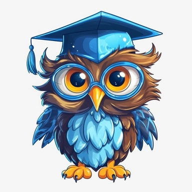 Graduation Owls best friend Clipart Grad Student Owl PNG, Illustration clipart, 4K, extremely detailed