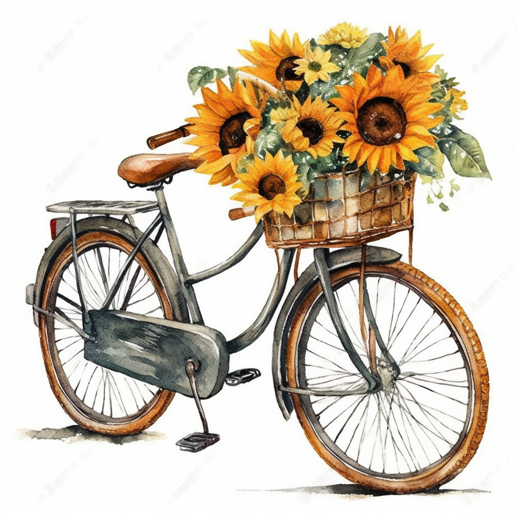 country sunflower cliparts