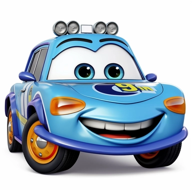 clipart of a cartoon car character