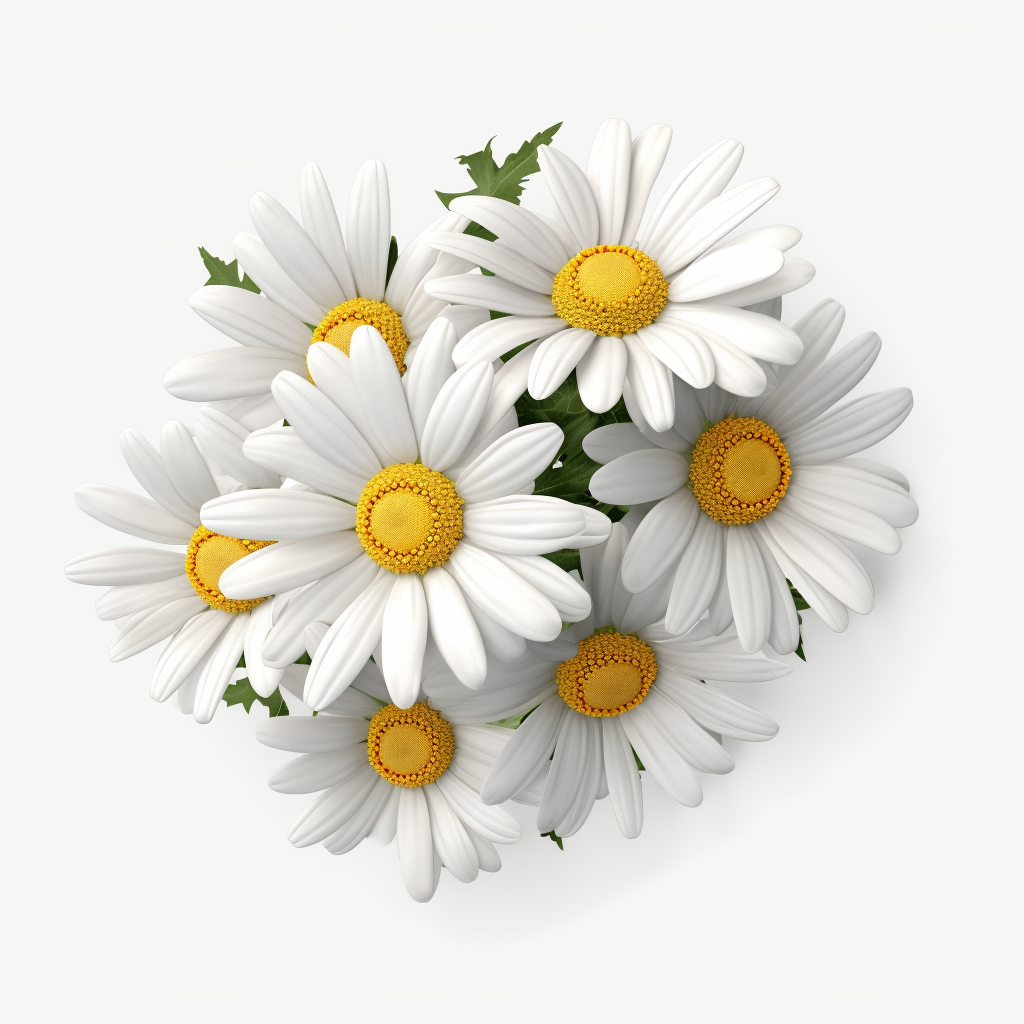 3d daisy cliparts