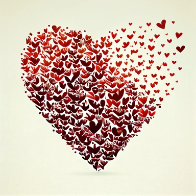 For this Valentine's Day project, you will create a series of standalone, single-symbol clipart and vectors that embody the spirit of love and romance. Each image should feature only one symbol, but that symbol should be designed in a way that is both recognizable and original. For example, you could create a heart that is made up of hundreds of tiny love letters, or an arrow that is crafted from flowers and petals. The possibilities are endless, so be creative! When designing your symbols, keep