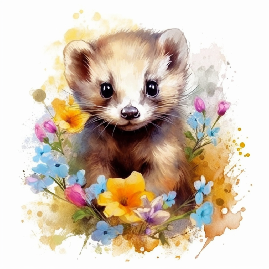 ferret clipart