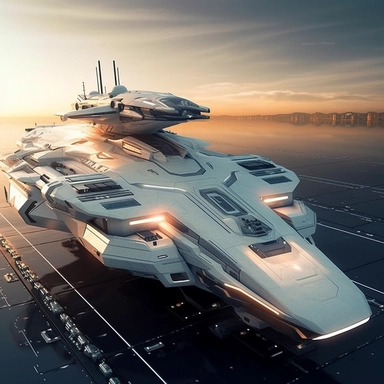 space aircraft carrier advanced of the future like 2090 heavy battleship miliary ,clipart , white baground ,mordern armour