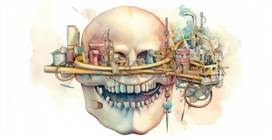 things dentist needs, sharp strong details, watercolor clipart, I can't believe how beautiful this is
