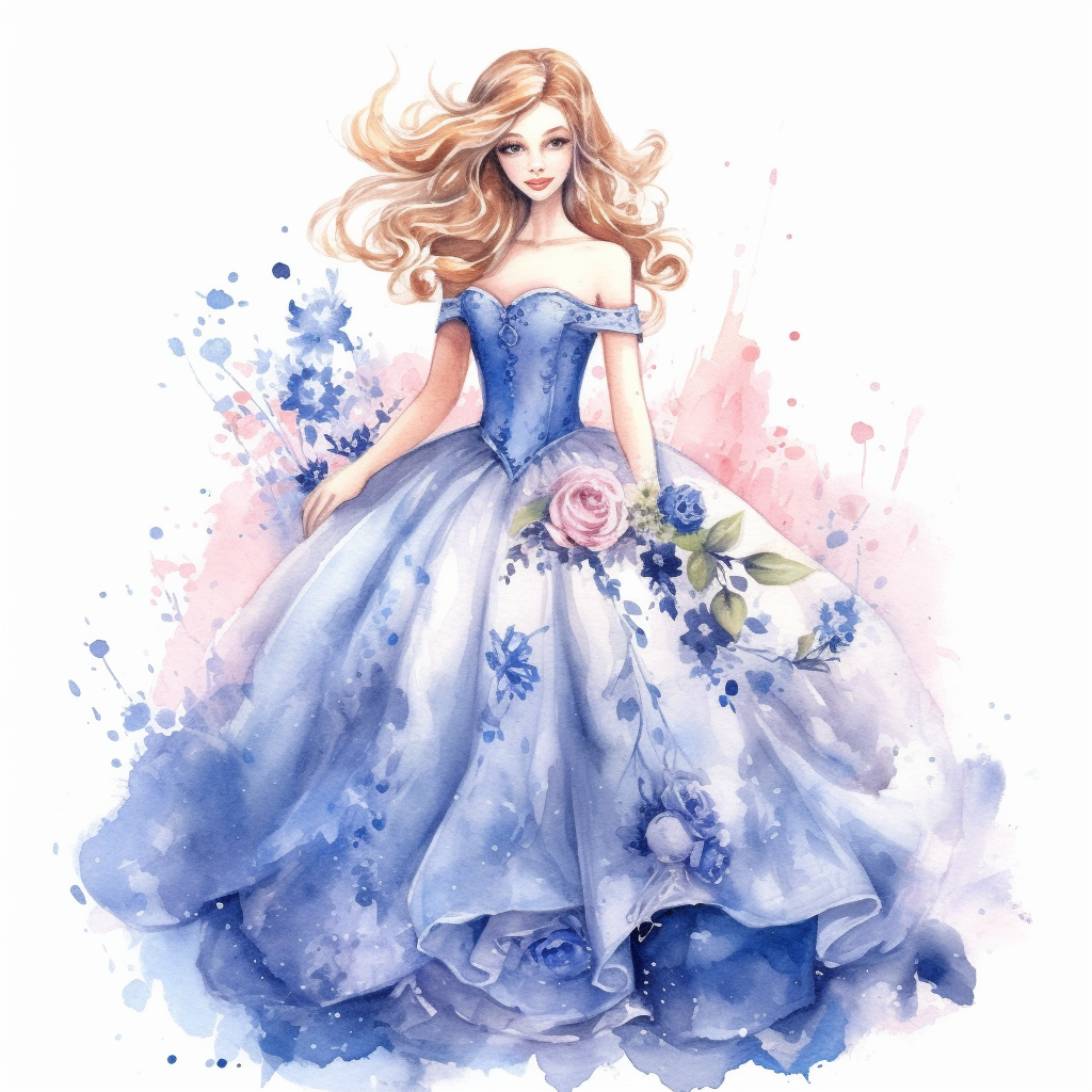 beautiful princess cliparts
