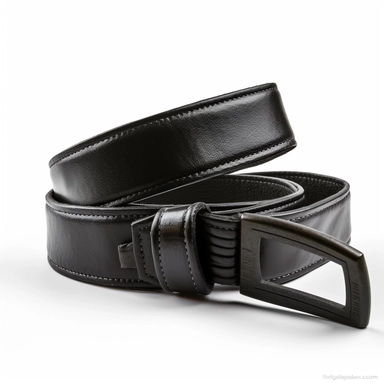 clipart black belt, photo realistic ,white background