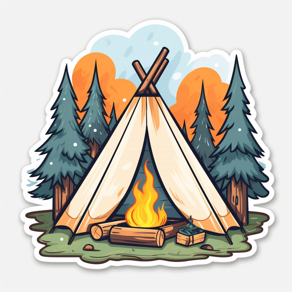 cute camp cliparts