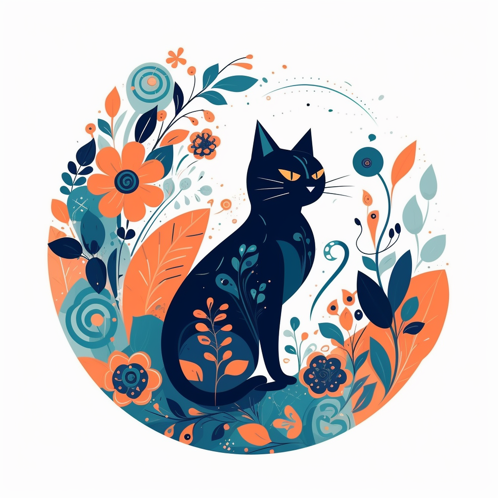 cat silhouette cliparts