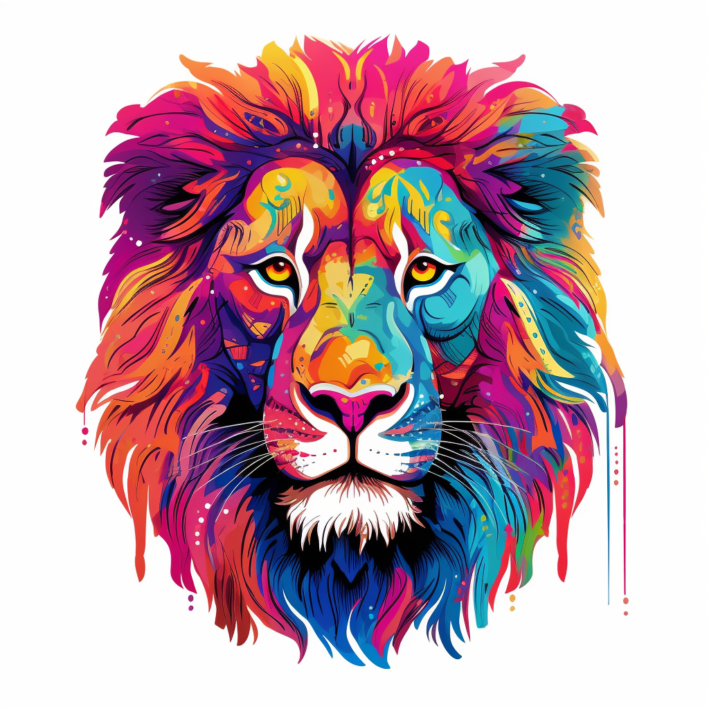 cartoon lion cliparts