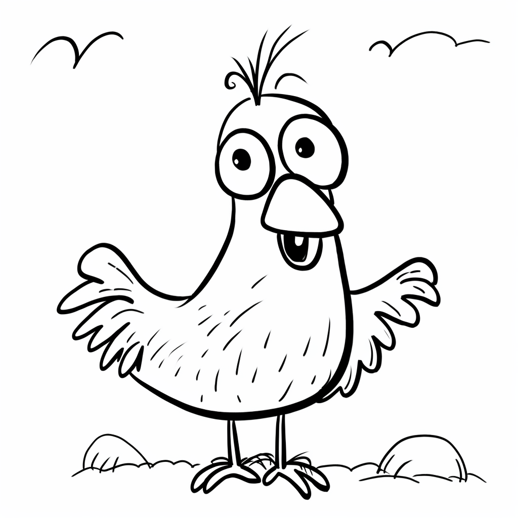 chicken cliparts black