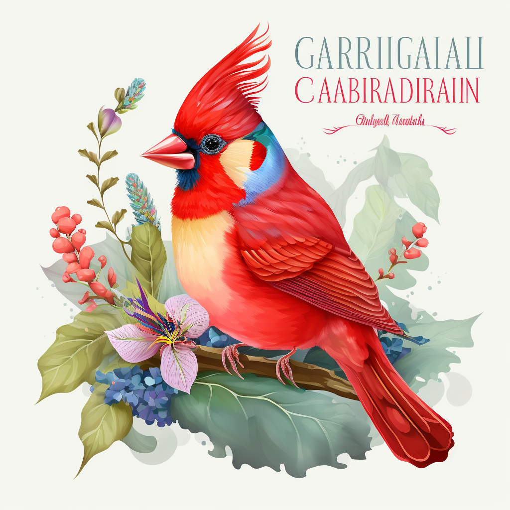 cute cardinal cliparts