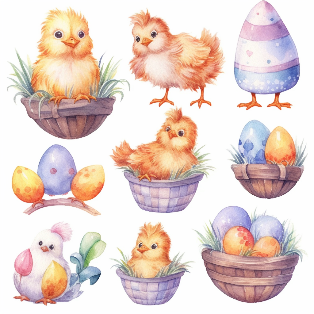 easter basket clipart