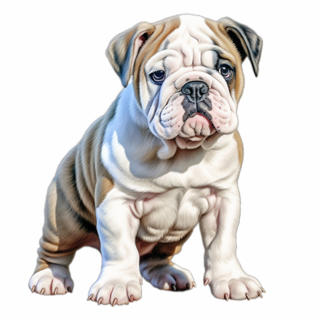 bulldog puppy cliparts