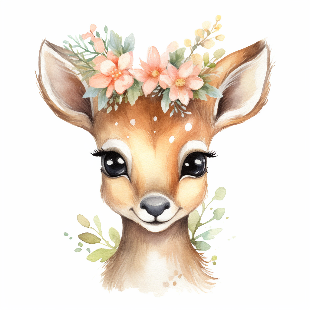 deer head clipart