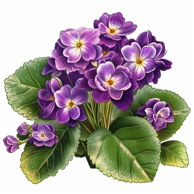 african violet clipart