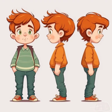 male child basic learning method, full body, cartoon, vector, sharp focus, super detailed, illustration, 16:9, v4, q2, 16k, High quality, clipart