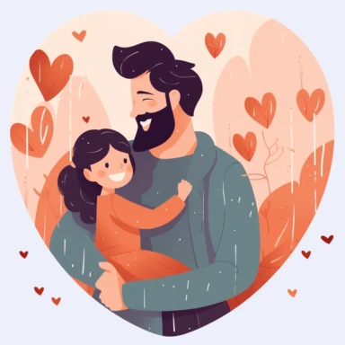 father daughter love, fathers day ,png clipart