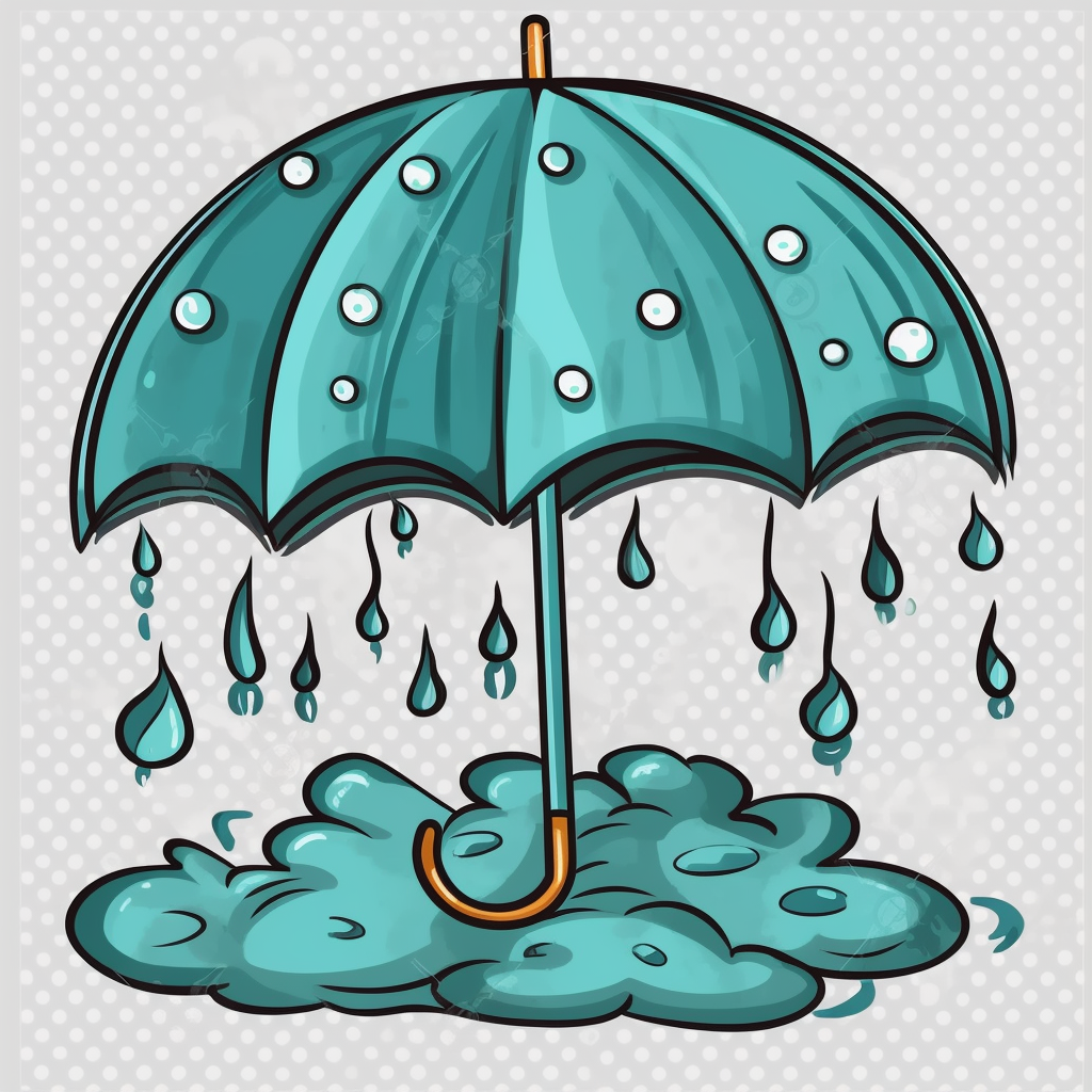 cartoon clipart icon of a rain - Clip Art Library