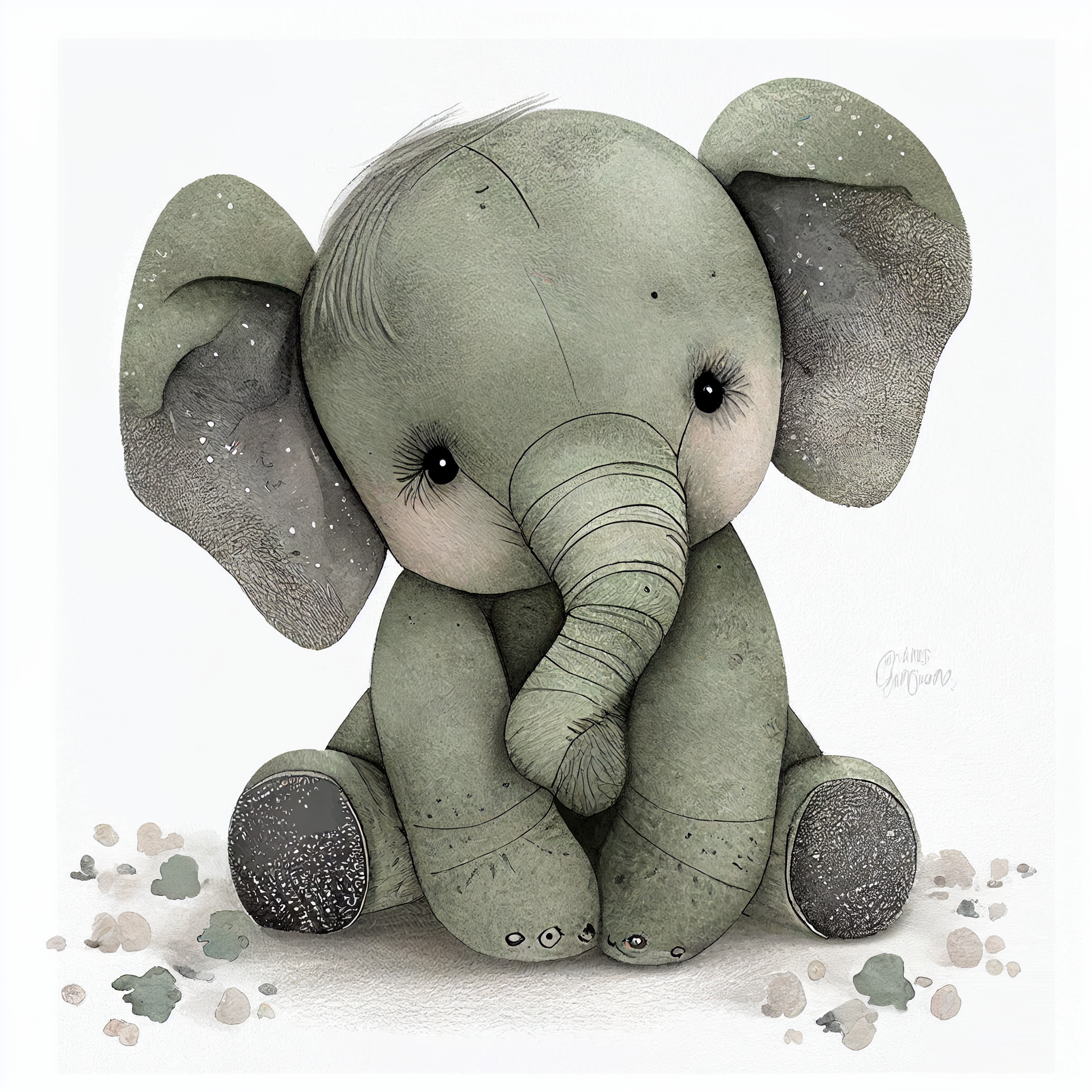 green elephant cliparts