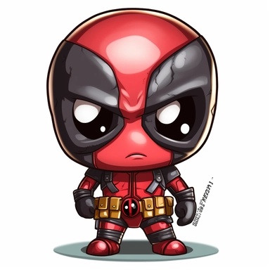 Clipart mignion deadpool