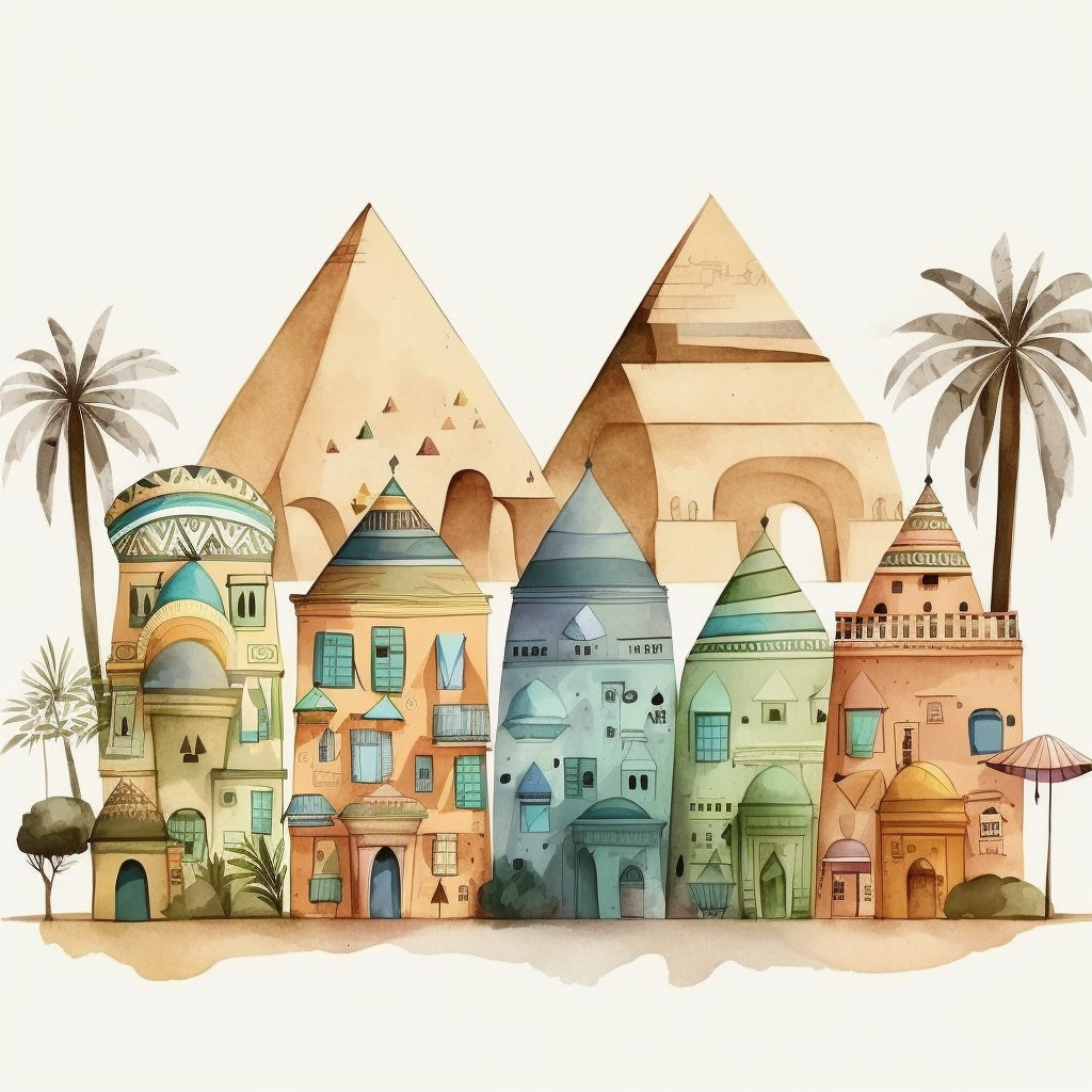 egyptian pyramid clipart