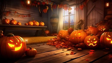 Halloween for Holiday clip art realistic photography, Higher coherence, Improved sharpness, accuracy, perfect look, perfect lighting, center of frame, ultra HD, 8k, Full body, OC renderer, sweet,sweet, dynamic background,(no unwanted borders or text artifacts)