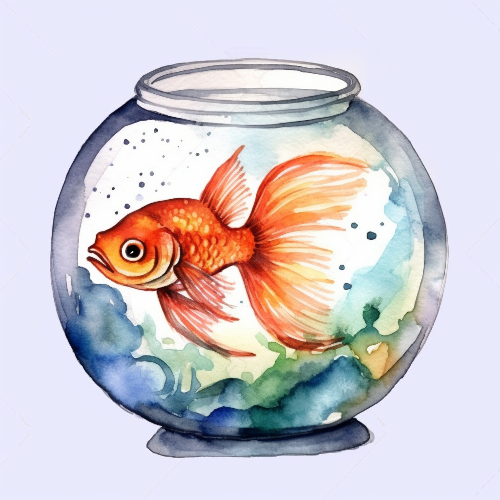 fish bowl clipart