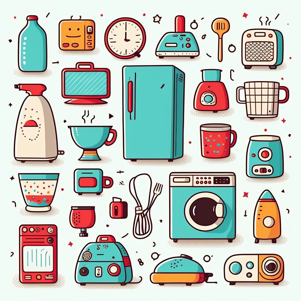 household items cliparts