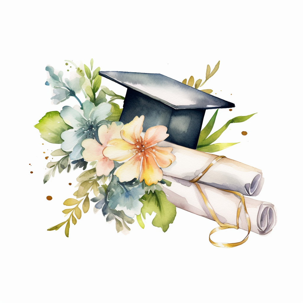 graduation scroll cliparts