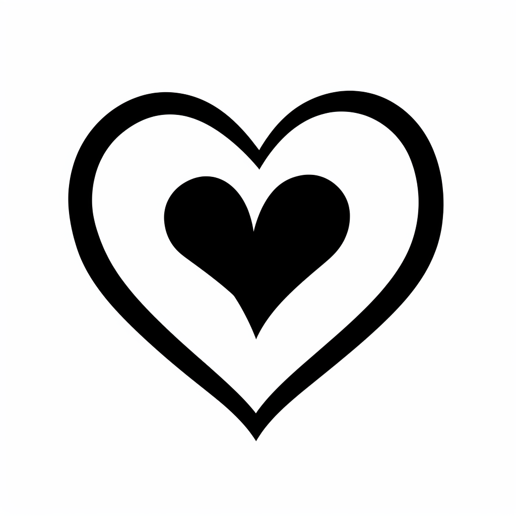 black heart clipart