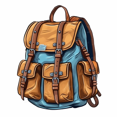 backpack clipart