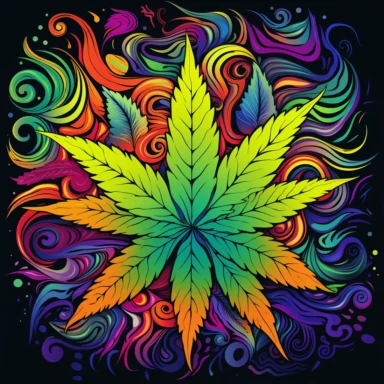 Embark on a mind-bending journey with a psychedelic cannabis clipart collection that merges vibrant colors, intricate patterns, and the iconic cannabis leaf. Visualize a captivating assortment of cannabis-themed clipart, infused with psychedelic aesthetics. Each clipart image showcases the distinctive shape of the cannabis leaf adorned with mesmerizing patterns, vivid colors, and trippy elements. Let the psychedelic colors burst forth, creating an explosion of vibrant hues that evoke a sense of 