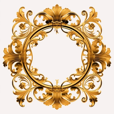 Stunning clipart digital svg of gold Art Nouveau frame , bookplate vintage retro frame PNG and vector clip art