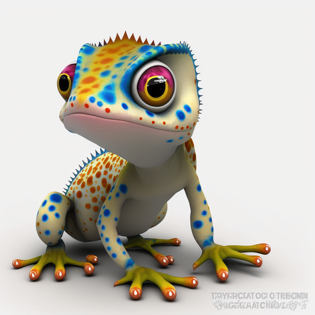 cute gecko cliparts