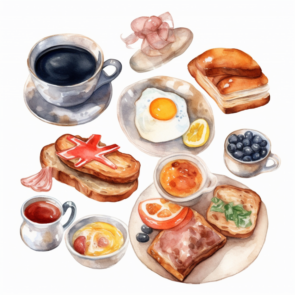 breakfast food clipart