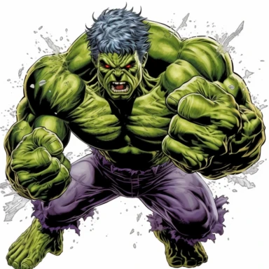 hulk clipart by Jim Fitzpatrick