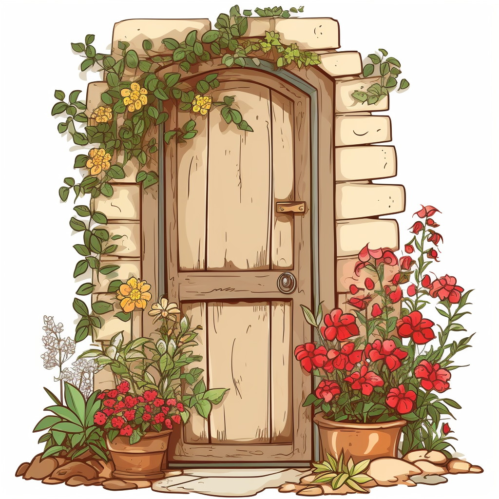 garden door cliparts